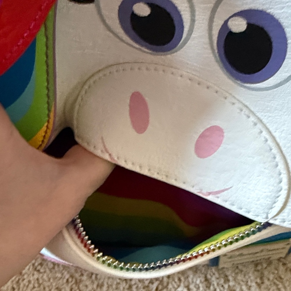 Loungefly Disney Princess Unicorn Bag - inside out theme - Picture 5 of 5